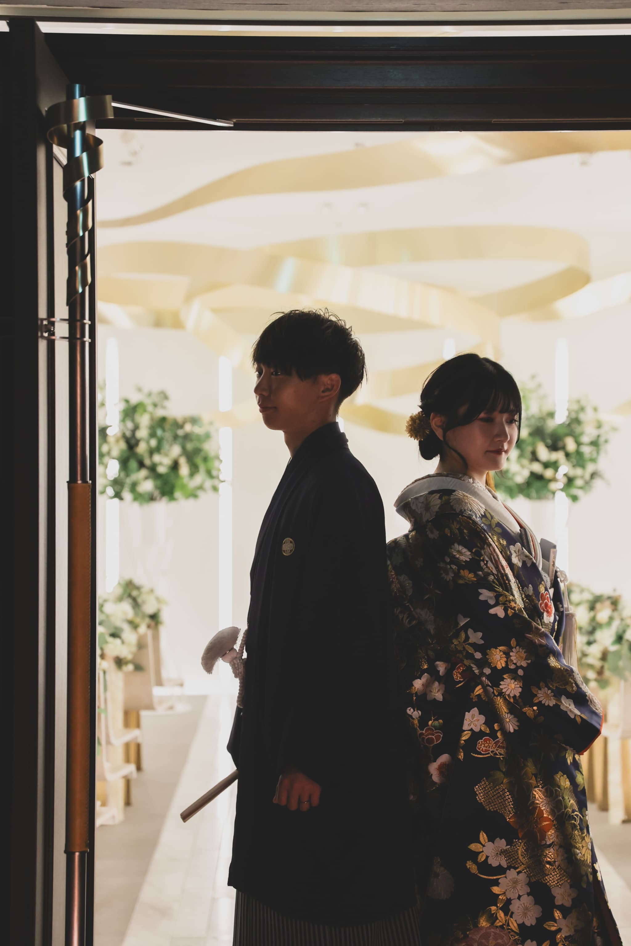 洋の空間に映える、和の美しさ